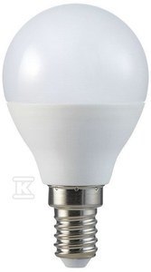 Żarówka LED E14 4,5W Kulista 1880K