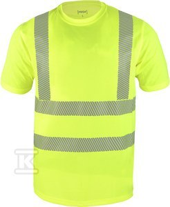 Fluorescencyjny T-shirt Żółty XXL Safety