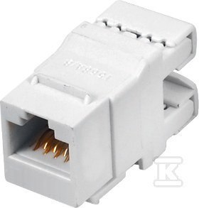 Gniazdo Keystone RJ45 UTP Kat. 6 Plus