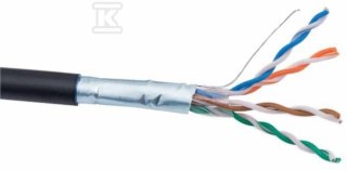 Kabel F/UTP Kat. 5E 500m PE Zewnętrzny