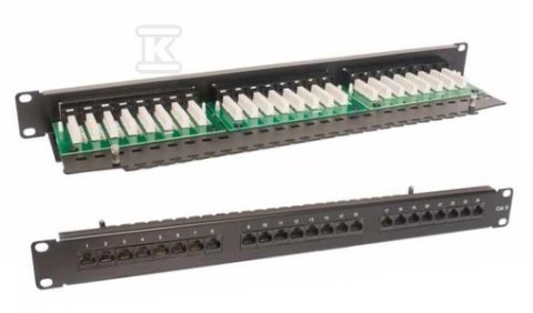 PANEL KATEGORII 6 UTP 1U 24X RJ45