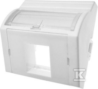 Kątowy Adapter RJ45 45x45 Wypukły