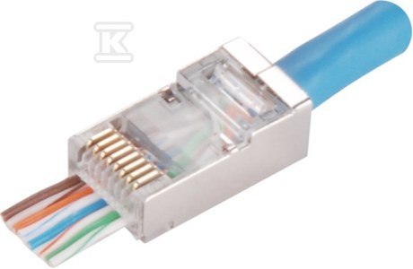 Przelotowy Wtyk RJ45 STP Kat. 5E