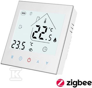 Inteligentny Termostat Zigbee HD-T1000 Biały