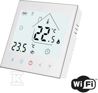 Inteligentny Termostat Wi-Fi HD-T1000 Biały