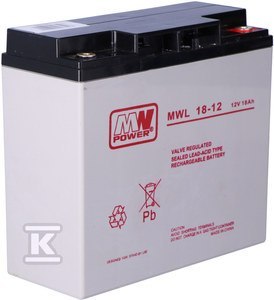 PowerCell AGM 12V 18AH Longlife Battery