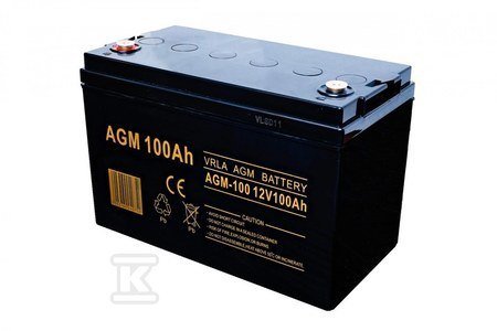 Bateria AGM 12V 100 AH do pojazdów