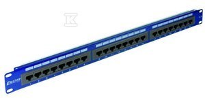 Panel EMITER UTP KAT.6 24xRJ45 1U z półką